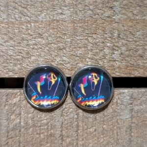 💟 Ghostface Scream Stud Earrings